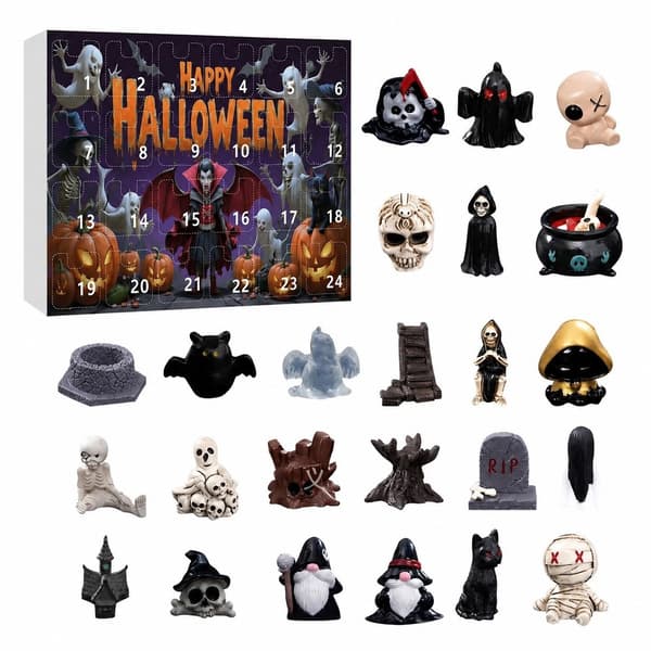 Akryl Halloween Julekalender, Y-stil, Ny 2026, Nedtælling til Helligdag
