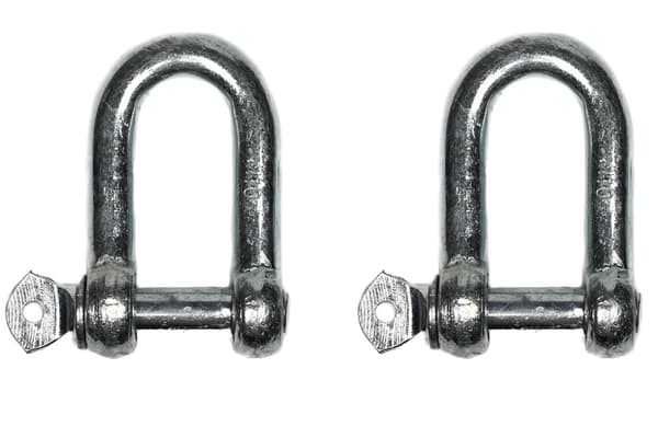 Sakkelit 10mm, 2 kpl, 320kg WLL, Q235 teräs, nostoon ja ripustukseen
