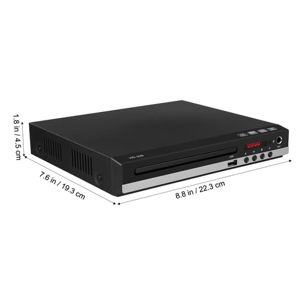DVD-spelare för TV med HDMI, spelar alla regioner och format, CD-spelare för hemmet