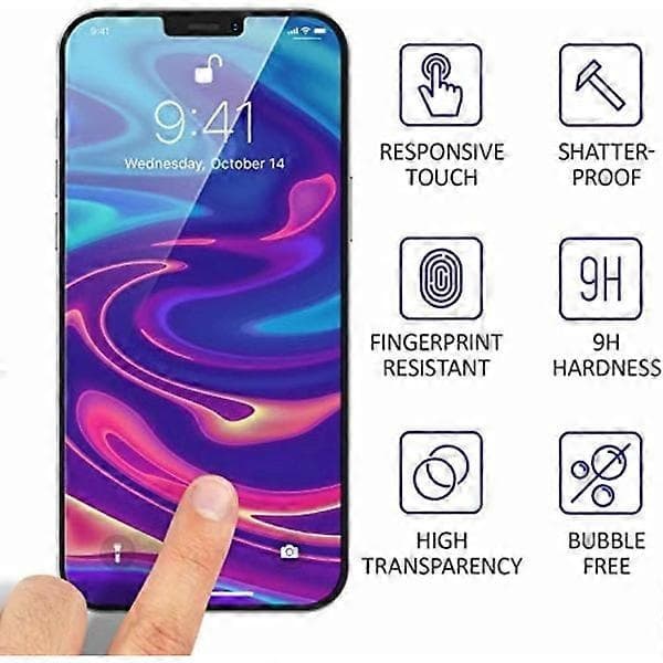 2 st Sekretess skärmskydd för kompatibel med iPhone 12 pro