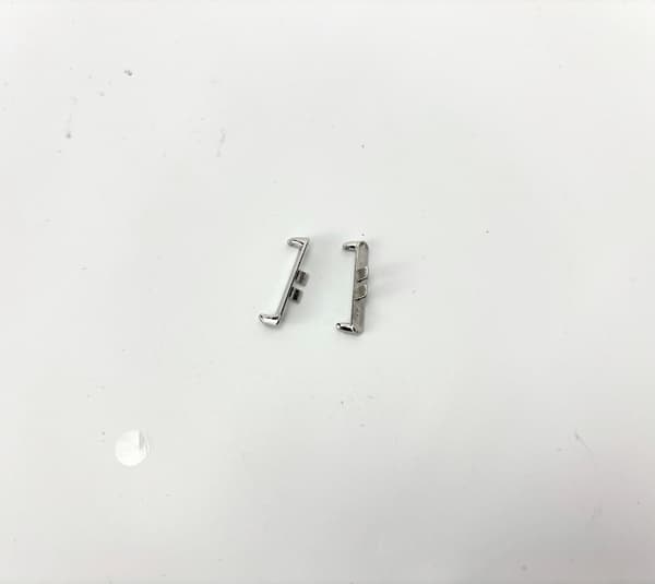 Rustfrit stålforbindelse til Honor Choice 2i, 20 mm, sølv, sikker pasform Silver