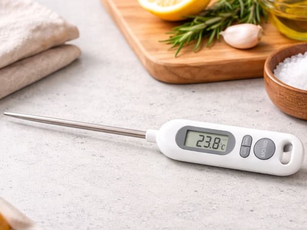 Digitalt kjøkkentermometer med sonde, LCD-skjerm, vanntett, -50°C til 300°C