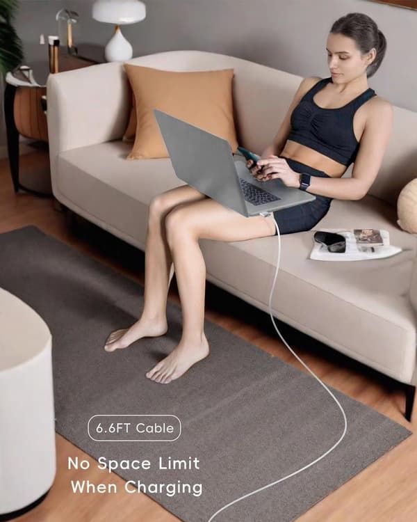 140W USB-C til Magnetic 3-kabel 2m, Hurtig opladning, Kompatibel med MacBook Air/Pro