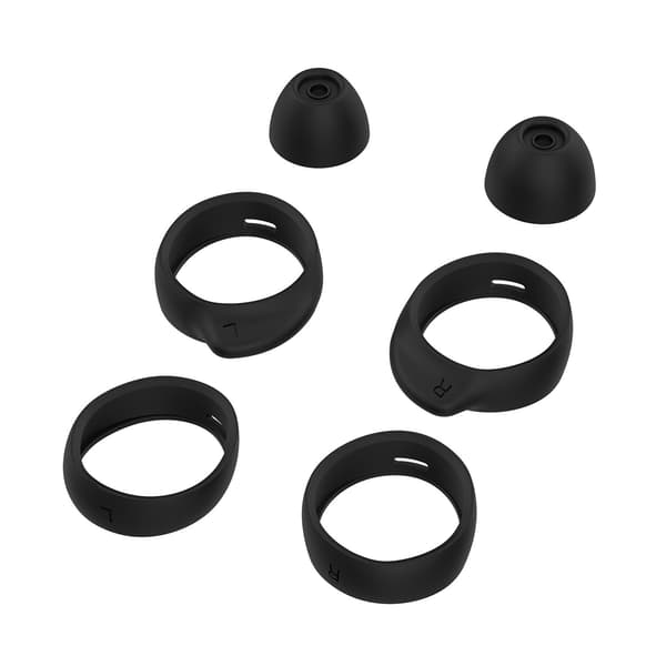 Ørepropper til Samsung Galaxy Buds SM-R170, Silikone Ørepuder, Støjisolerende, 8-pak, Sort