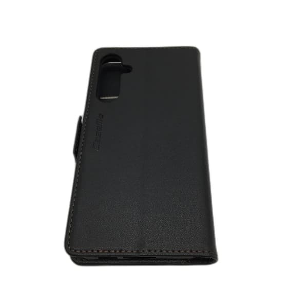 PU læder kortholder kickstand cover til Samsung Galaxy S23 FE - Sort