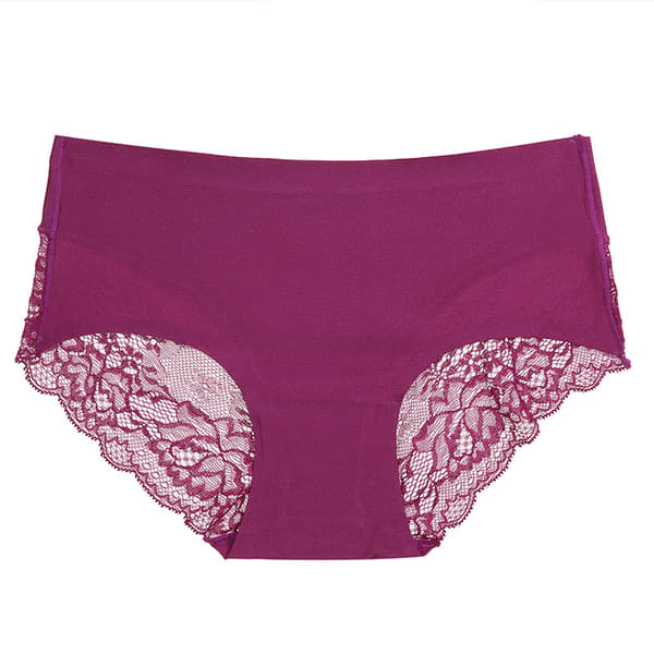 Dame Blonde Sømløse Bikini Trusser - Bløde Usynlige Hipster, 6-pak (S-XXL)