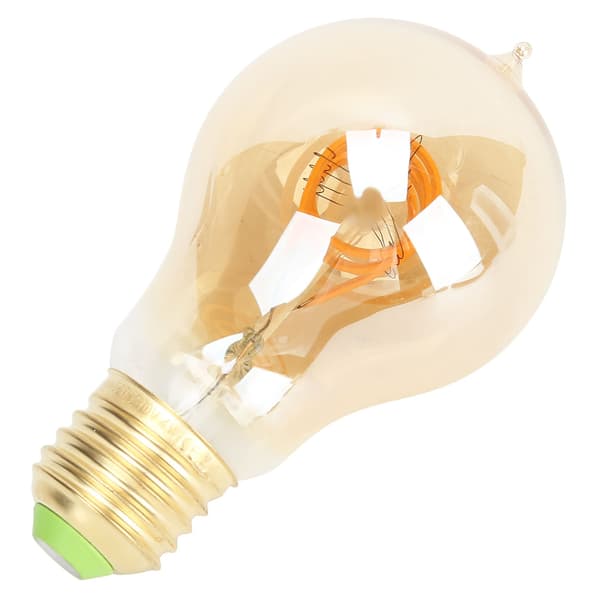 A60 E27 LED-pære, 4W dimbar glødelampe, antikk, varmt lys, kafédekorasjon-6500K 6W