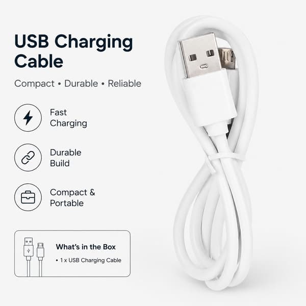 USB Mini Elektrisk Hvitløksknuser og Hakker, 100 ml, Grønnsakskutter, Hvit