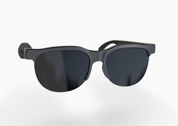 Smarte briller G58 med Bluetooth-headset, AI-oversættelse, trådløse solbriller - Sort