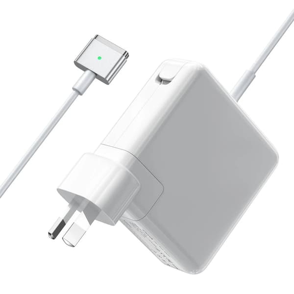 85W T-Tip Hvid Erstatningsstrømadapter til MacBook Pro - Magnetisk Tip Oplader