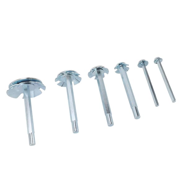 PVC Socket Saver Sett, 6-deler, Høyhastighetsstål, Rørleggerkoblingssparerbit