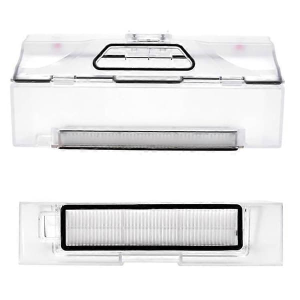 Pölysäiliötarvikkeet D9 / L10 Plus -robotti-imurille, pölysäiliö, roskasäiliö transparent white