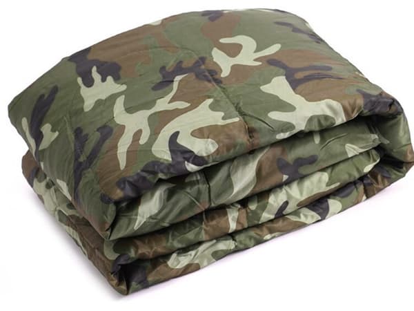 Mumie sovepose 200x65cm, polyester, lynlås i fuld længde, camping og vandreture