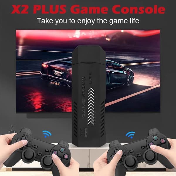 Retro spillekonsol Gd10, PS1 3D gaming controller, 64/128GB, TV-kompatibel 64g
