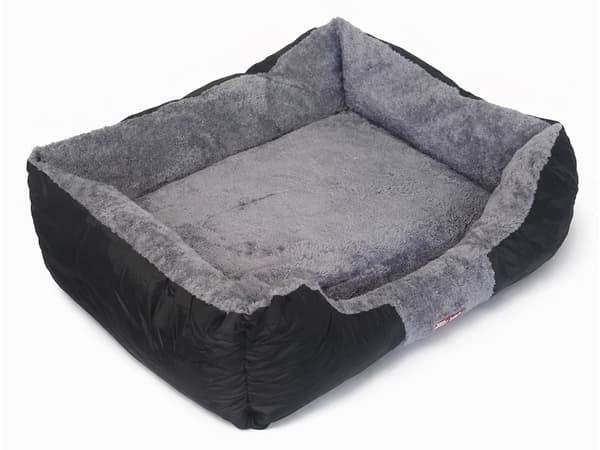 Blød hundeseng sofa, plys kæledyrssofa, vaskbart betræk, mellemstore til store hunde Large