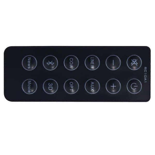 RC10A1 Fjernkontroll Erstatning for B3 Lydhøyttalersystem Black