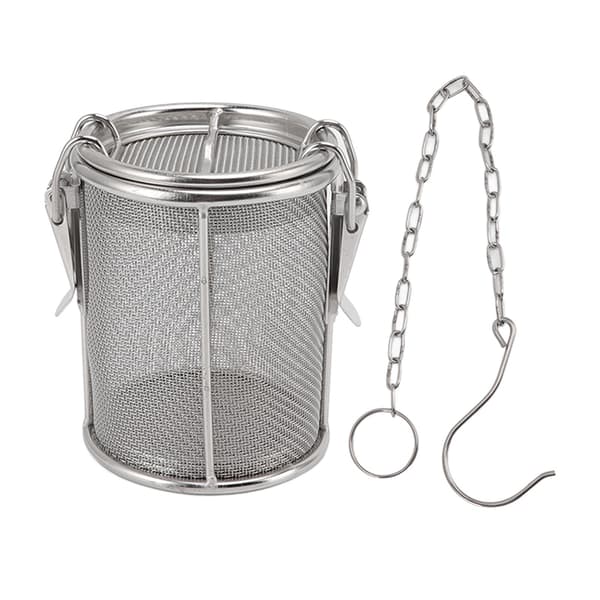 Tekugle-infuser i rustfrit stål, krydderisi med forlænget kædekrog