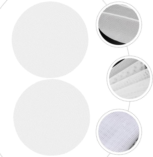 Återanvändbara 2-pack 26 cm silikonångfoder Non-Stick Värmebeständiga Vikbara Ångmattor för köket