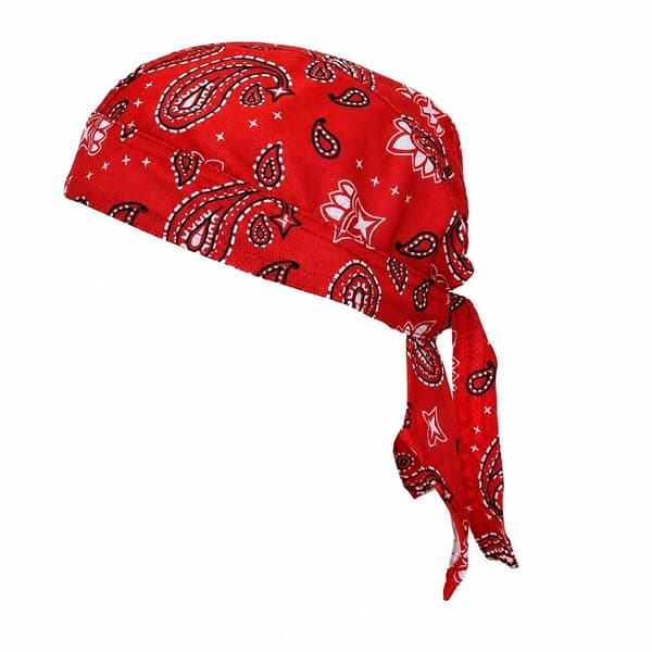 Svetteavvisende Doo Rag Hjelmforing, Avkjølende Dew Rag Hodeplagg, Hodeskallehette for Menn og Kvinner, 6-pakning