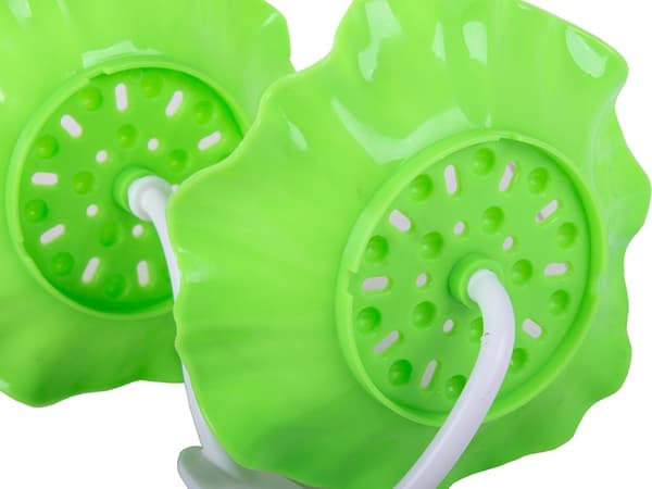 Självhäftande Tvålhållare, Grön, Väggmonterad Blomdesign, Plast, för Badrum