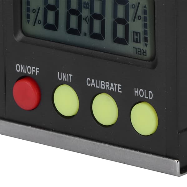 Mini digital vinkelmätare inklinometer, 360 grader, elektroniskt vattenpass med magnetisk bas
