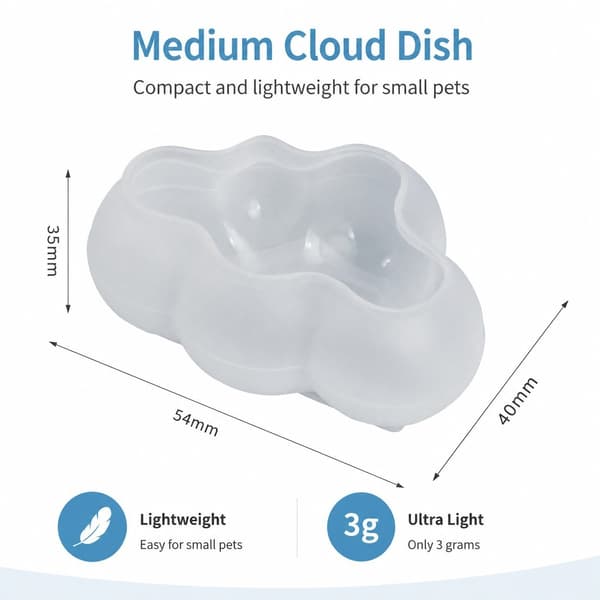 Speil Skyform, Medium, Silikon, DIY Epoxyharpiks, Kakefondant Bakeform