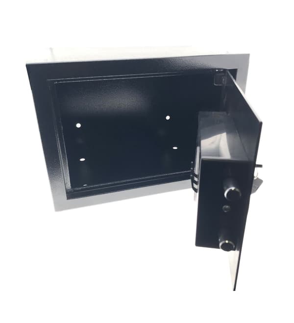 Elektronisk sikkerhetsskap, 250 x 350 x 250 mm, programmerbar kode, stål, hjemmekontor