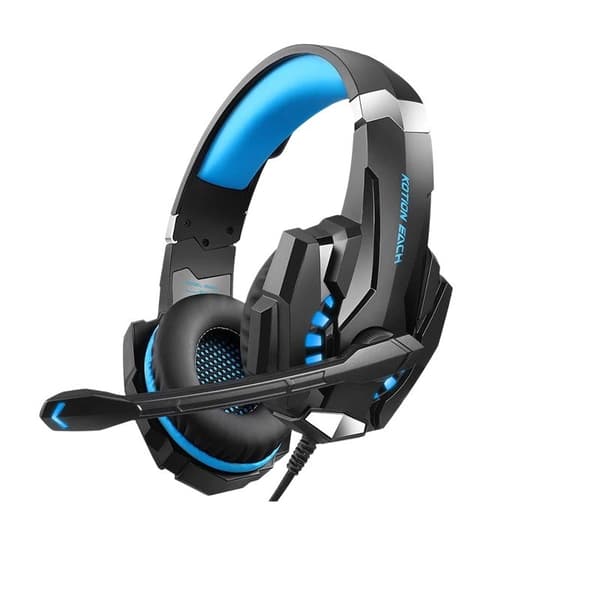 Peliheadset G9000, 7.1-tilaääni, sisäänrakennettu mikrofoni, siniset ja mustat LED-valot