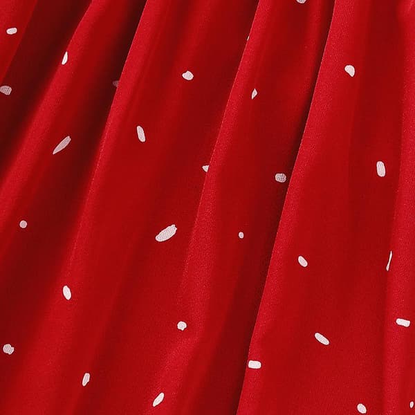 Kjoler til børn, korte ærmer, prinsessekjoler RED-1 150cm