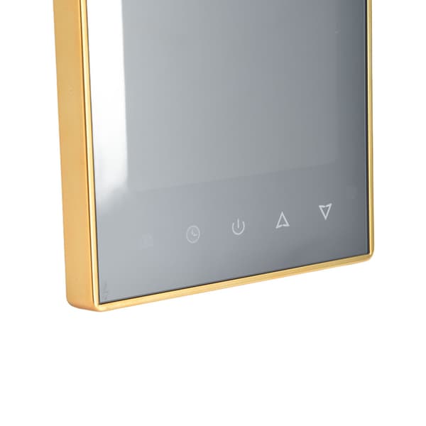 Smart programmerbar termostat för AC, vatten- och golvvärme, AC220V, guld
