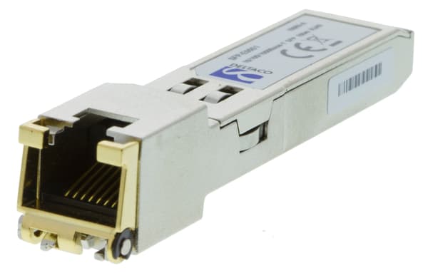 SFP 1000Base-T RJ45 Transceiver, Cat5, 100m