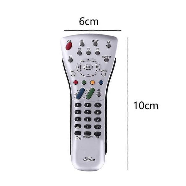 Erstatningsfjernkontroll Hjem LCD TV for GA387WJSA GA085WJSA silver