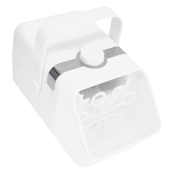 Elektrisk bubbelmaskin, USB-driven, automatisk bubbelblåsare, leksak för inomhus- och utomhusfester, vit