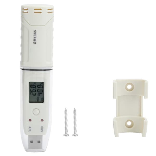 Digital temperatur- och luftfuktighetslogger, inomhustermometer hygrometer med larm, dataregistrator
