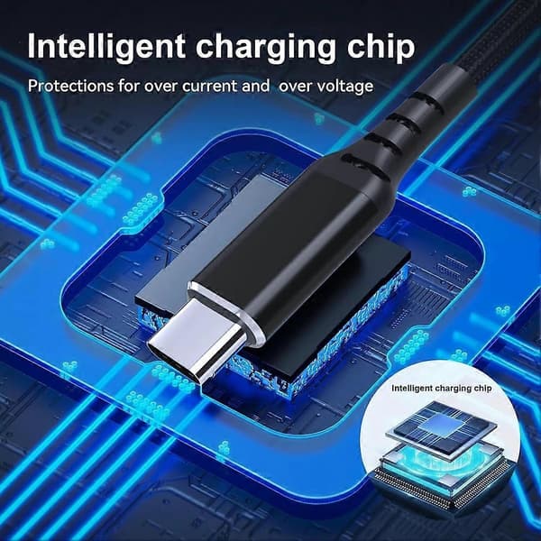 2-in-1 USB C - USB C -kaapeli PD 100W Max pikalatauskaapeli iPhone-sarjan MacBook-datakaapelille