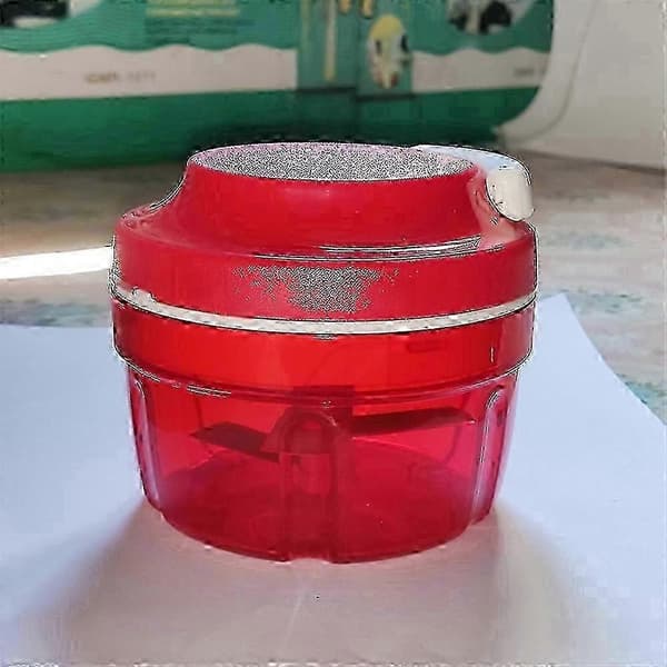 Manuell hackare för Tupperware - Turbo-chef Röd grönsaksskärare TroveMart