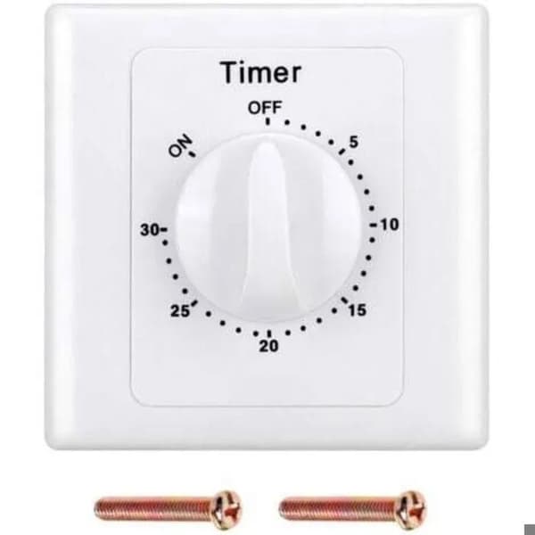 220V Pump Timer Switch, 30min, Elektronisk Mekanisk Nedräkningsuttag, Hög Prestanda