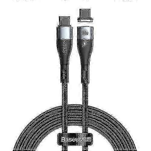 Baseus Catxc-q01 Zinc Magnetic Series 100w Pd Usb-c / Type-c Till Usb-c / Type-c Snabbladdningsdatakabel