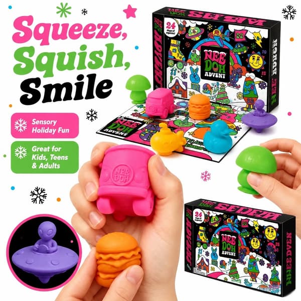 24 päivän joulun Squishy-yllätyskalenteri, hitaasti palautuva stressilelu Ghost 13-Pack
