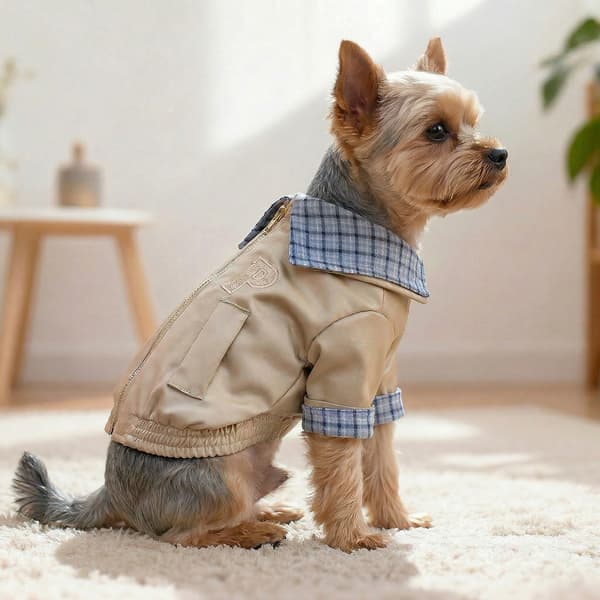 Ternet Reversjakke Kæledyrstøj til Hunde Katte, Forår Sommer Ny Stil, Teddy Bichon