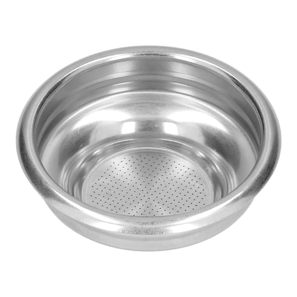 58 mm kaffefilterkurv, 1 kop, rustfrit stål, universel til semi-automatiske maskiner