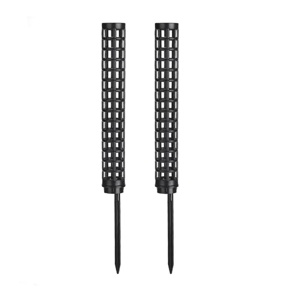 Mosstokke til klatreplanter, 2-pak sort, indendørs havestøtte black
