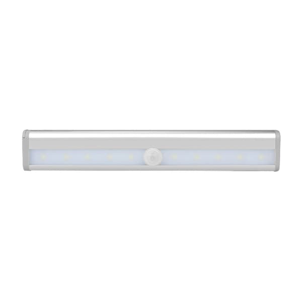 LED garderobsbelysning, 10 lysdioder USB uppladdningsbar rörelsesensor, vitt ljus för hem, kök, sovrum