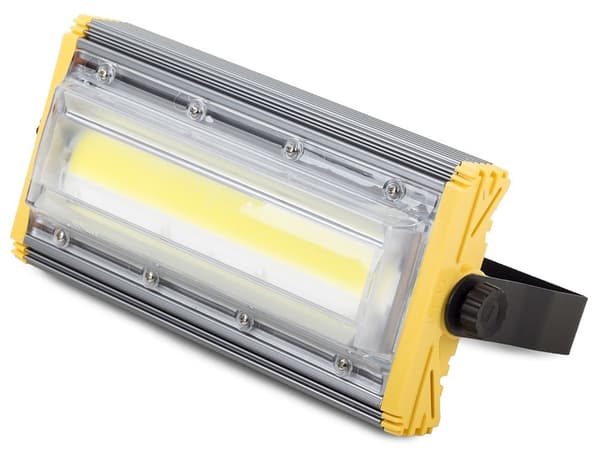 LED COB Flomlys 50W 5000LM, Lineær, Kjølig Hvit, 120°, Utendørs Sikkerhetslys