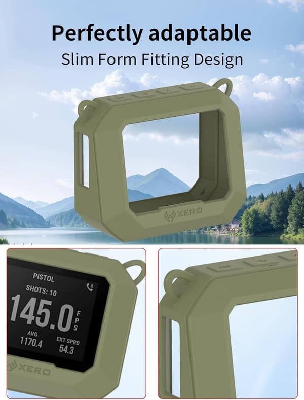Silikonfodral för Garmin Xero C1 Pro Chronograph, Mjukt Skyddsfodral