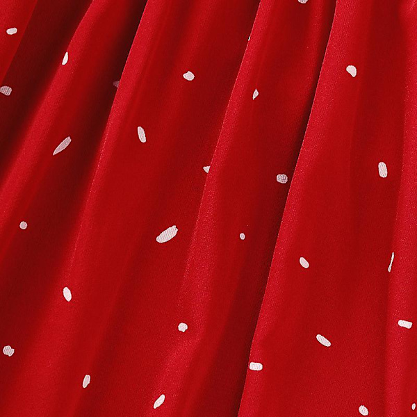Kjoler til børn, korte ærmer, prinsessekjoler RED-1 130cm