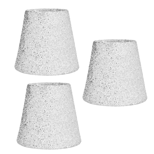 Små lampeskjermer, E14, 3-pakning, tynne lette, høy transmittans, sikkert design for bordlamper