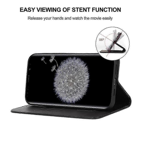 Magnetiskt Läderfodral för Samsung Galaxy S9