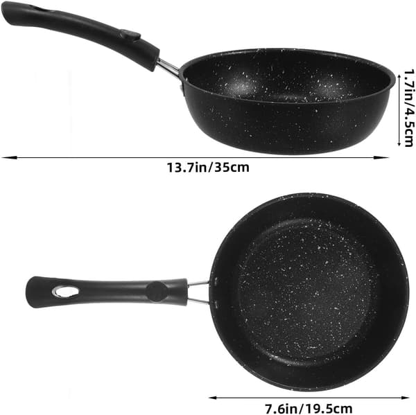 20 cm non-stick stekpanna med granitbeläggning för matlagning hemma