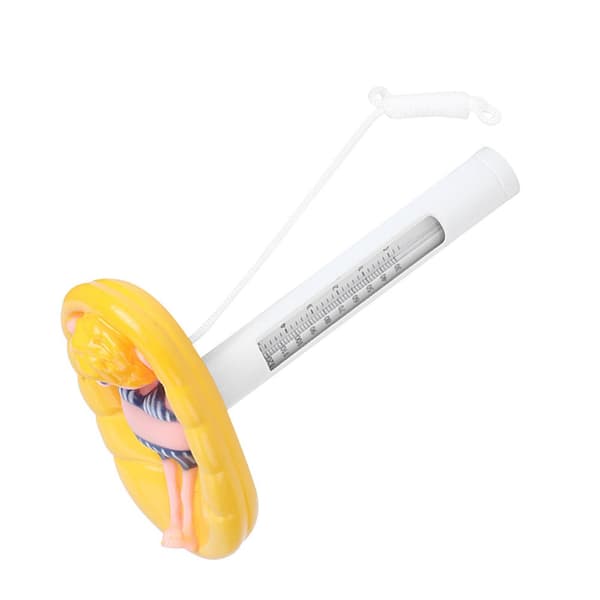 Flydende swimmingpooltermometer, tegneserieform, temperaturmåler med ℉/℃ display